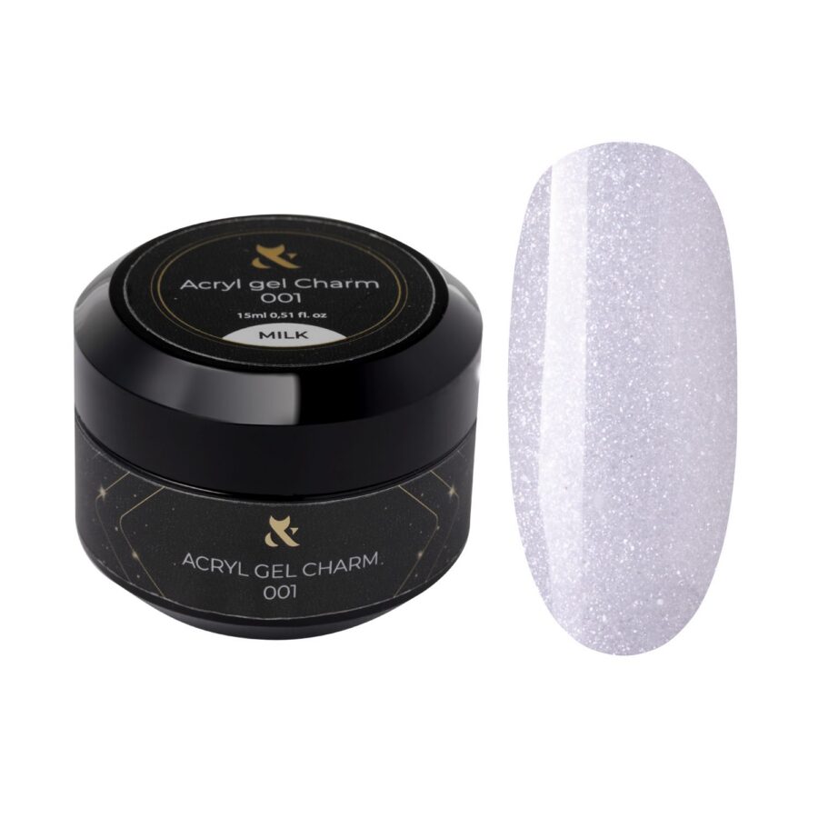 F.O.X Acryl Gel Charm — 001 — Milk