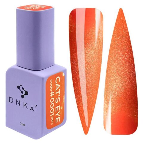 DNKa’ Magnetický gél lak Cat Eye — 80's — #0001