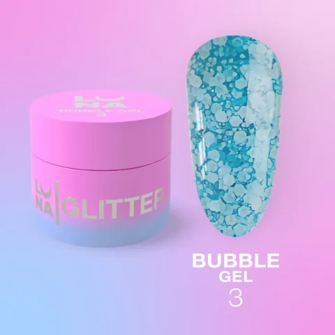 Glitre na nechty Bubble Gel — №3