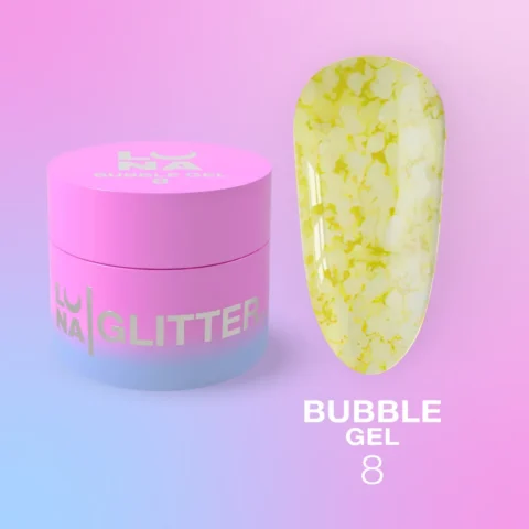 Glitre na nechty Bubble Gel — №8