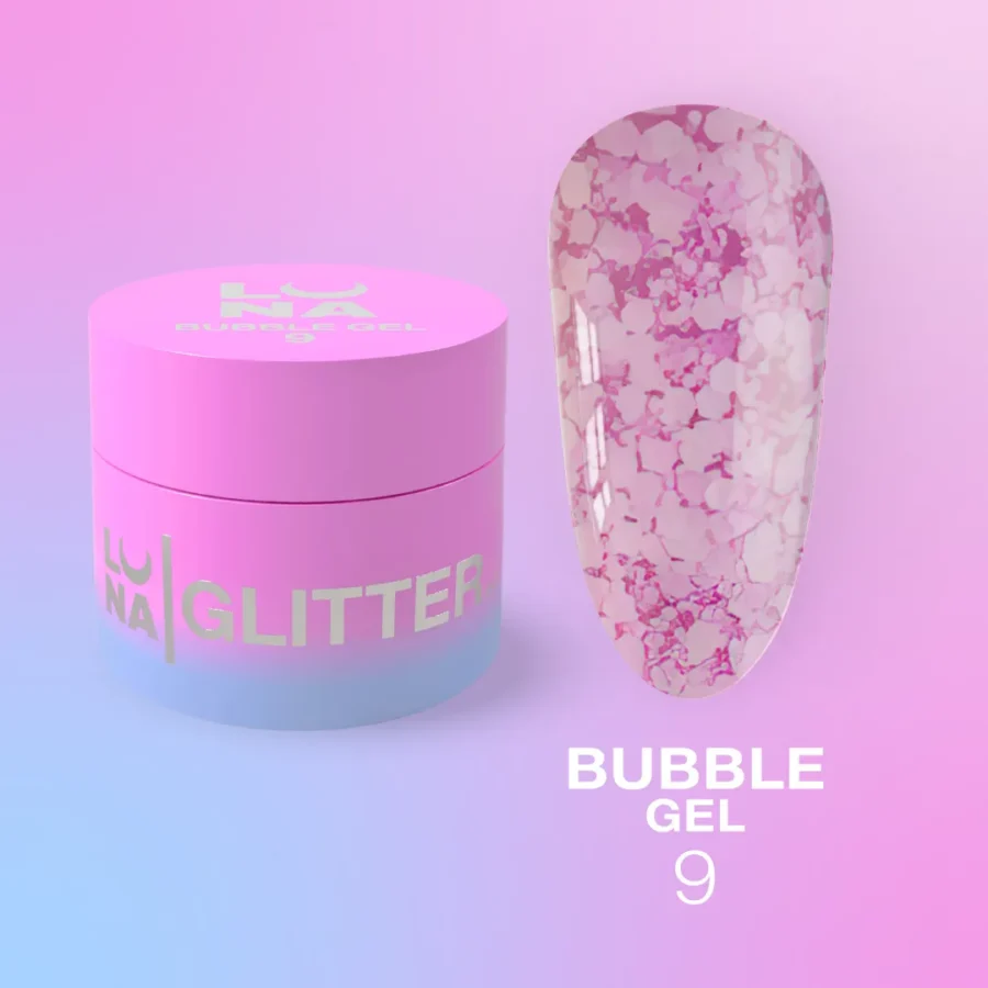 Glitre na nechty Bubble Gel — №9