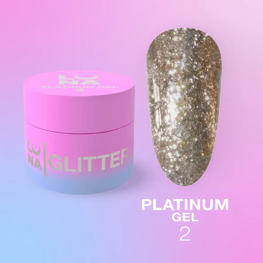 Glitre na nechty Platinum Gel — №2