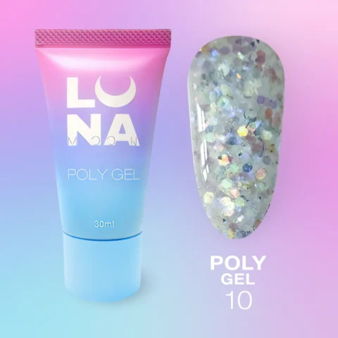 Polygél na predĺženie Poly Gel — №10