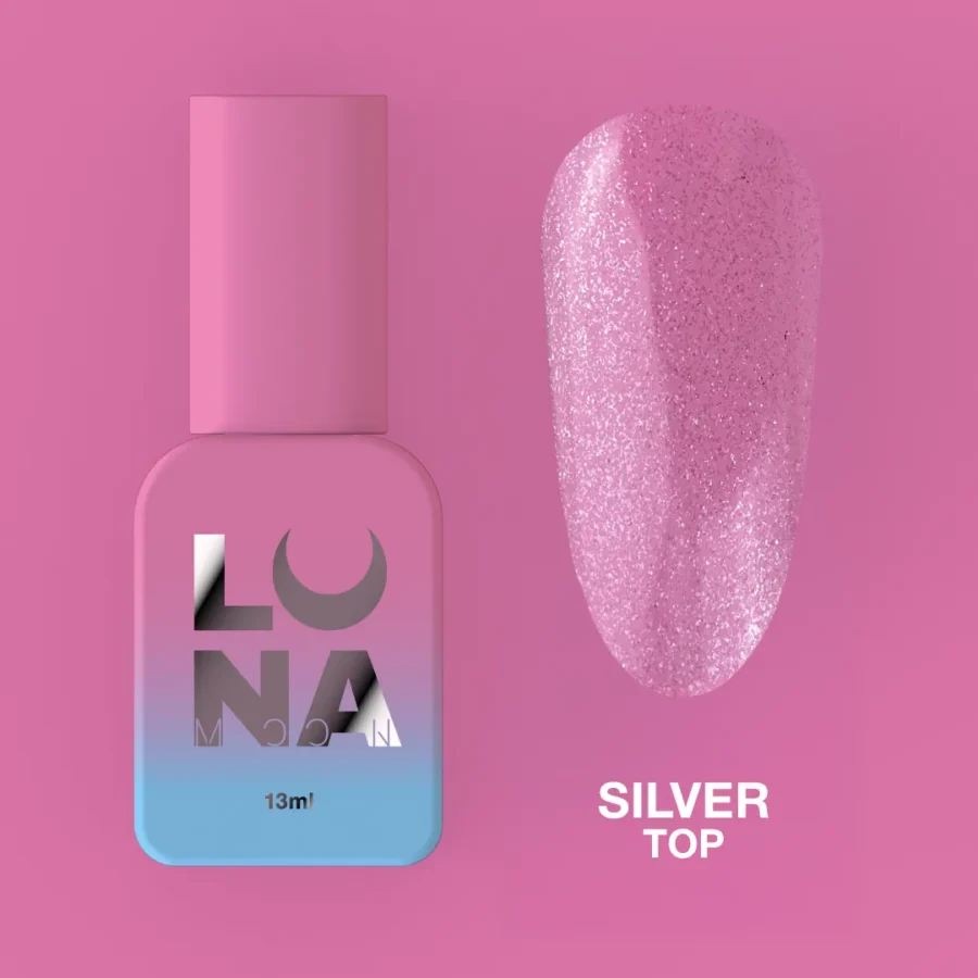 Vrch na gél lak Top Silver 13ml